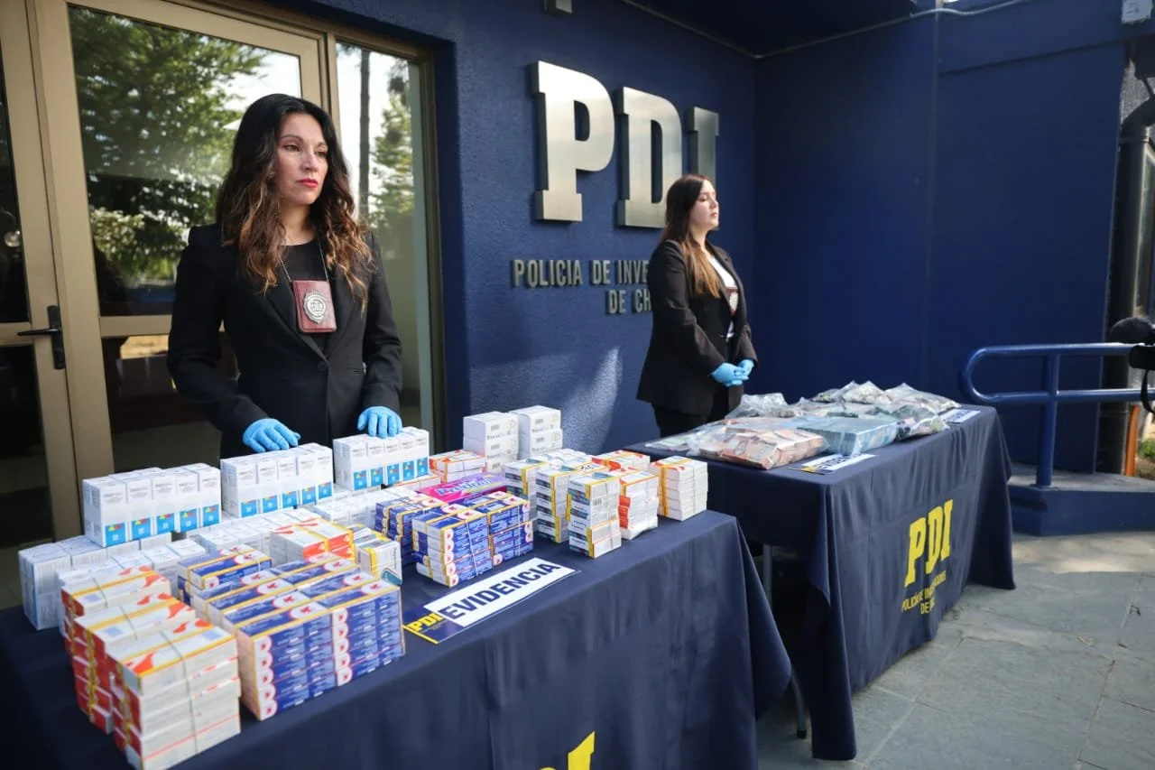 Con 50 toneladas de medicamentos, Fiscalía y PDI de Ñuble logran el mayor decomiso en el país y la detención de 20 imputados por asociación criminal y otros delitos
