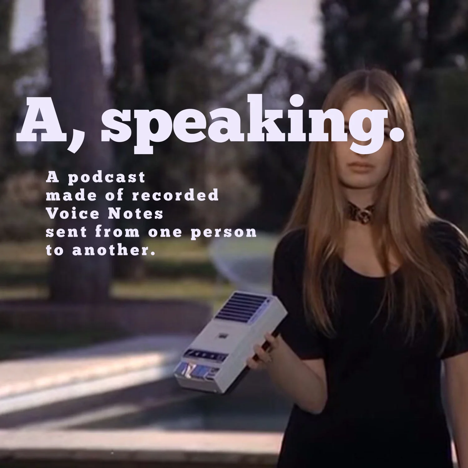 A, speaking. episode artwork