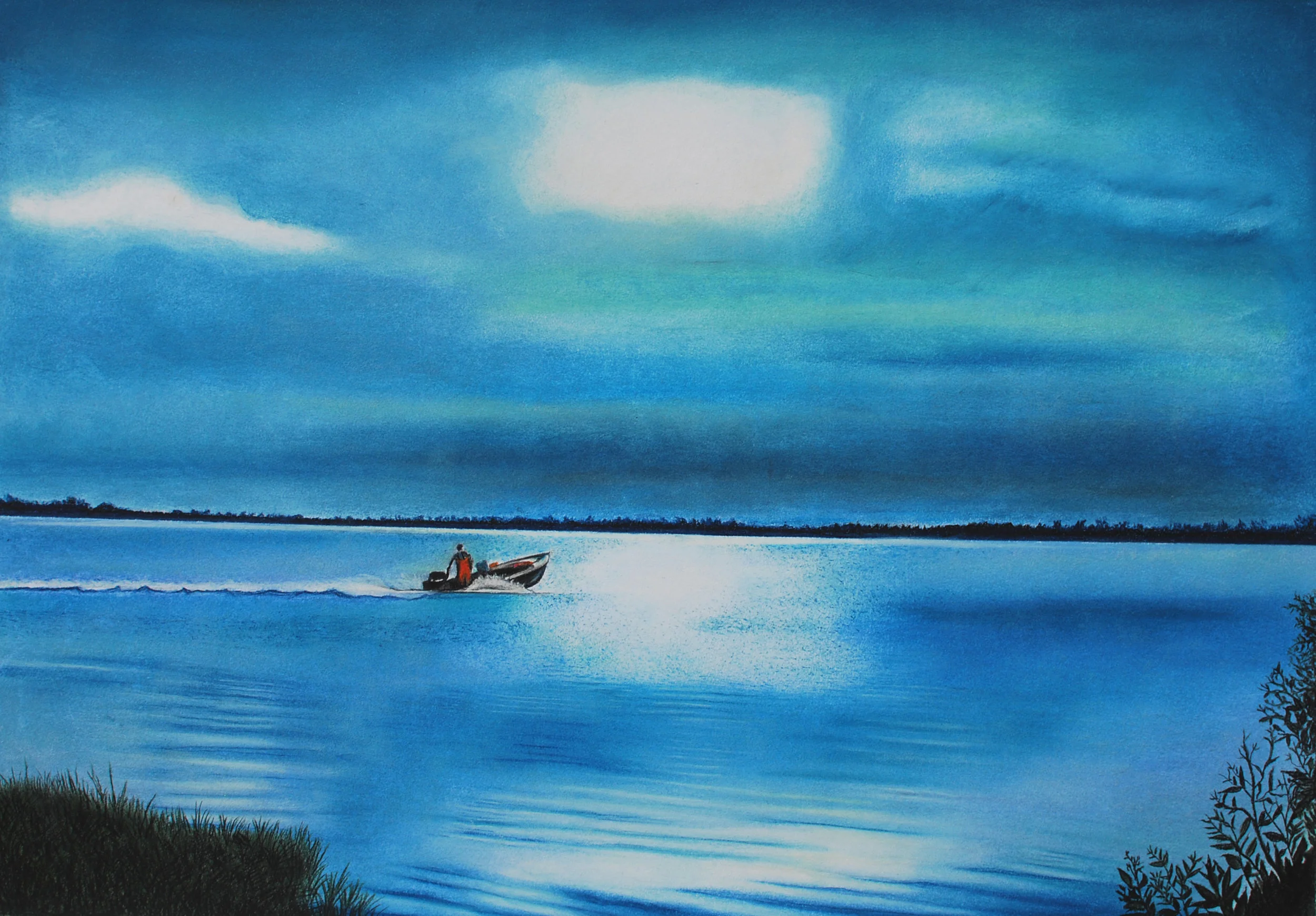 Pastel On Paper 30" x 24"