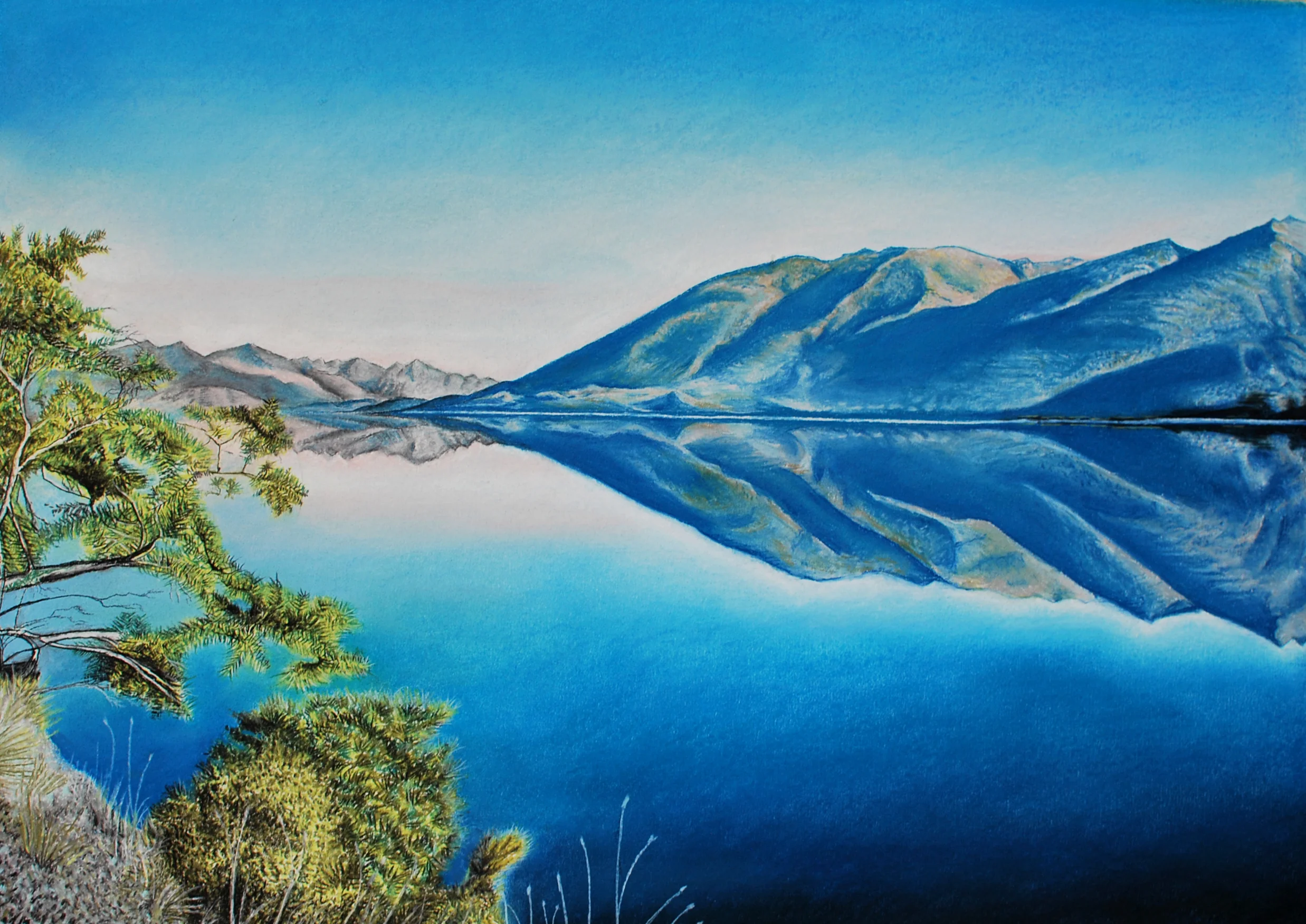 Pastel On Paper 30" x 24"