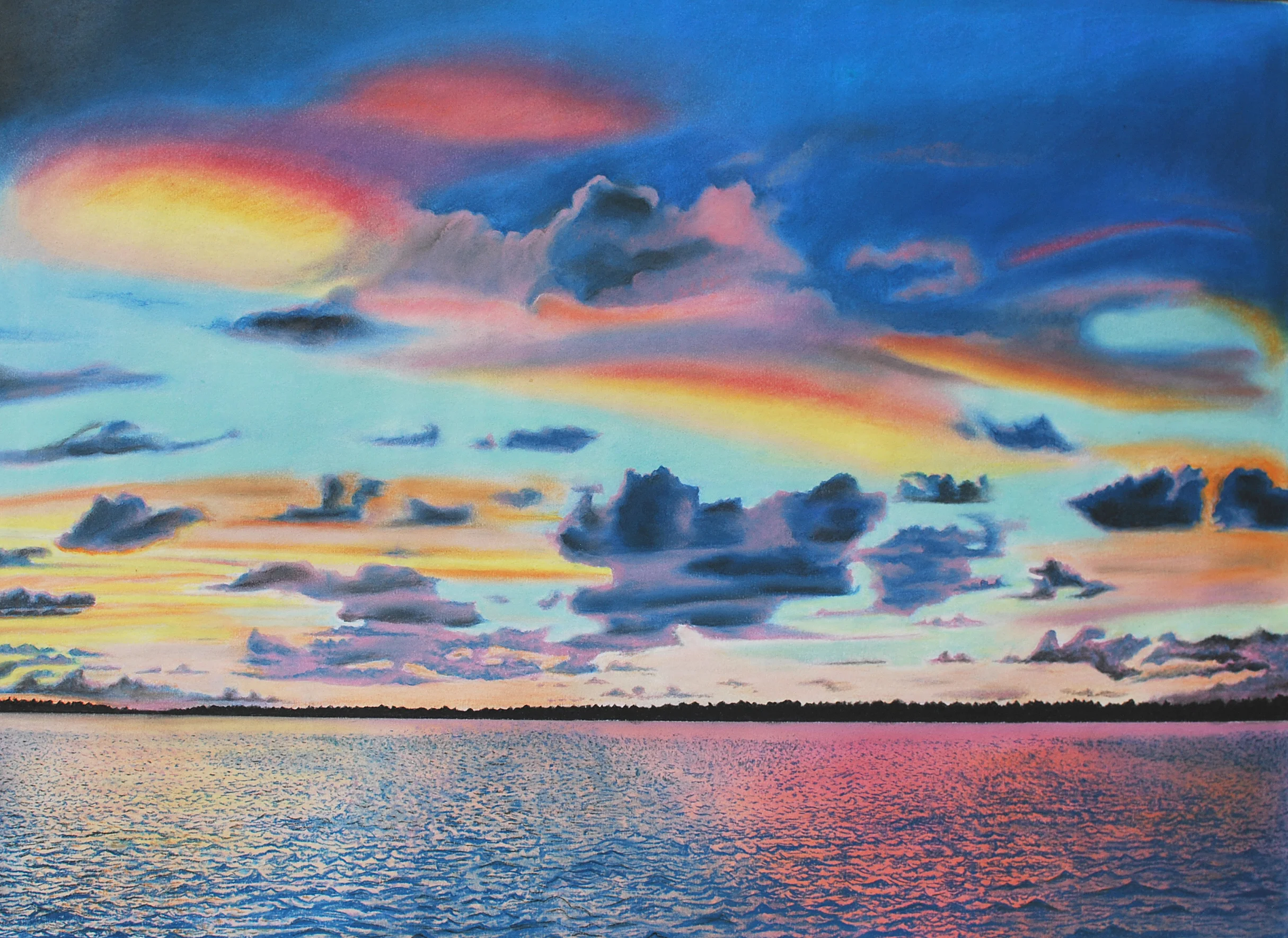 Pastel On Paper 30" x 24"