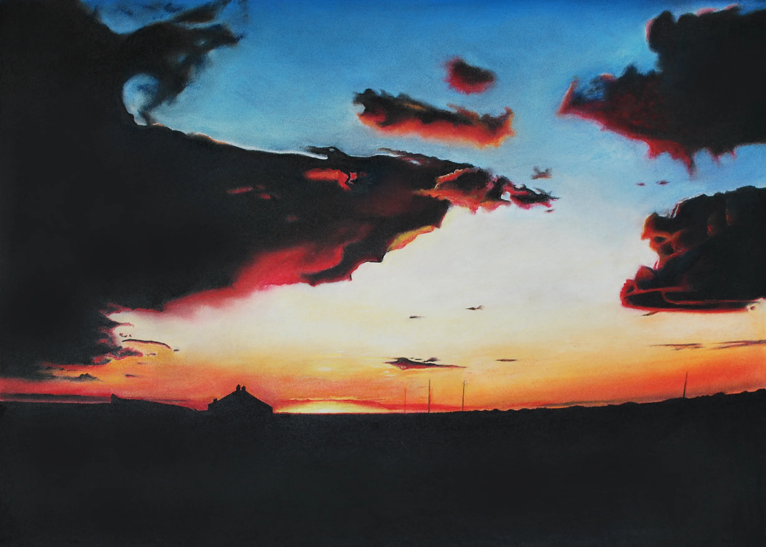 Pastel On Paper 30" x 24"