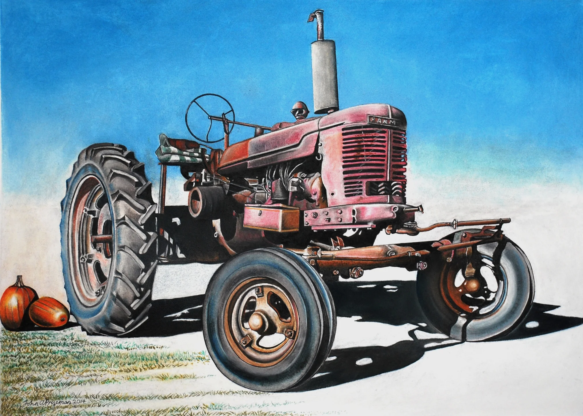 Pastel On Paper 30" x 24"