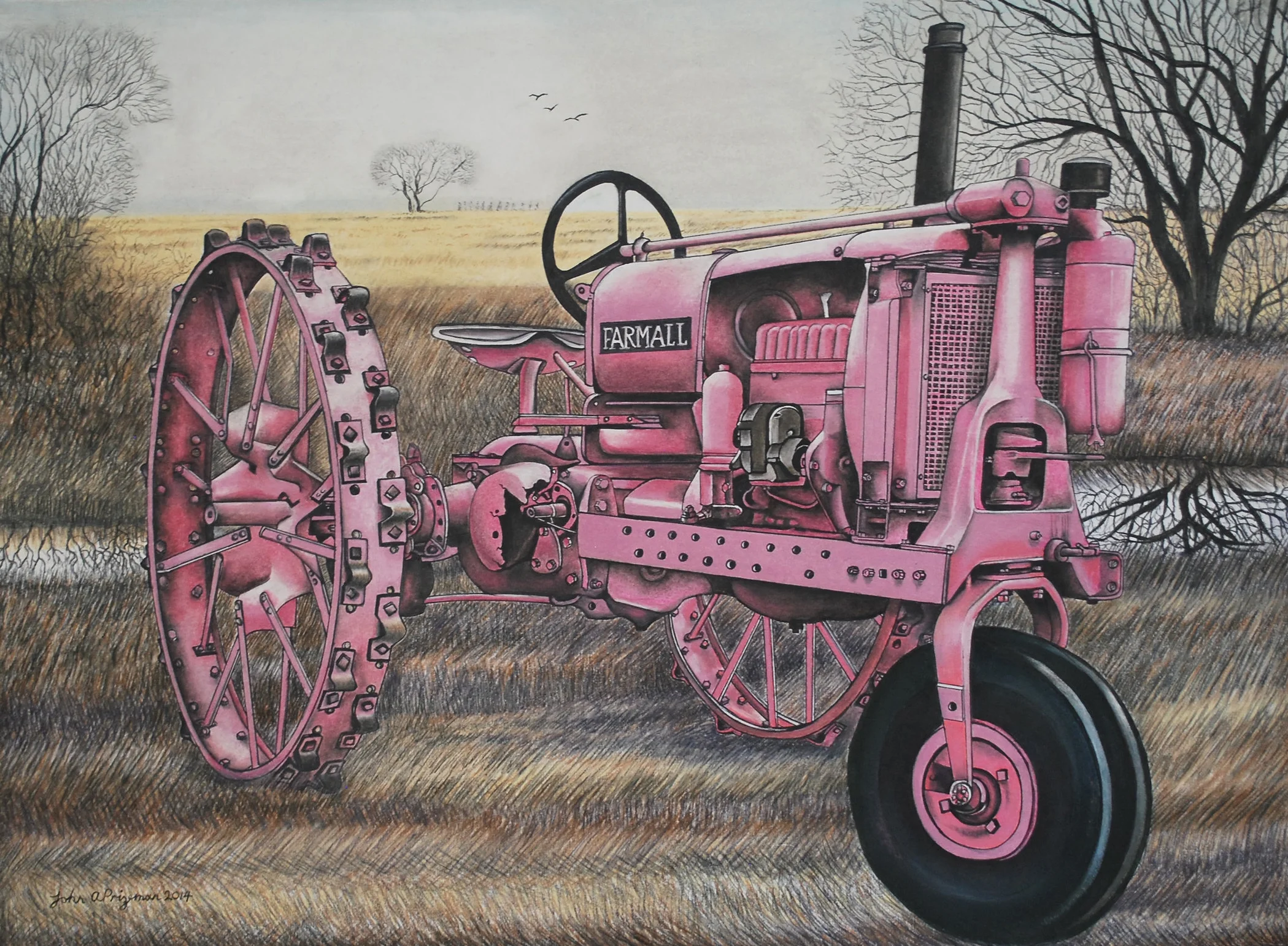 Pastel On Paper 30" x 24"