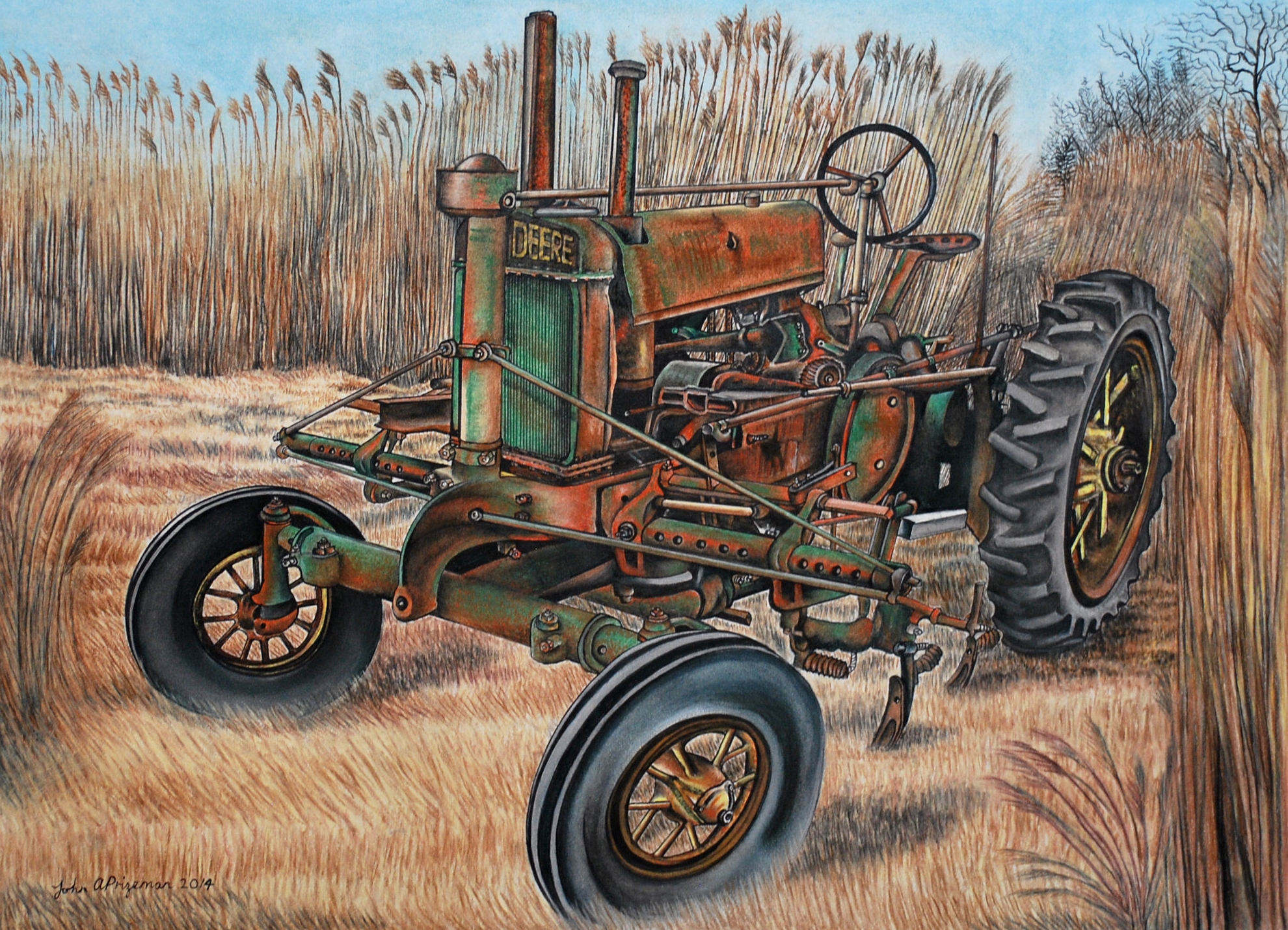 Pastel On Paper 30" x 24"