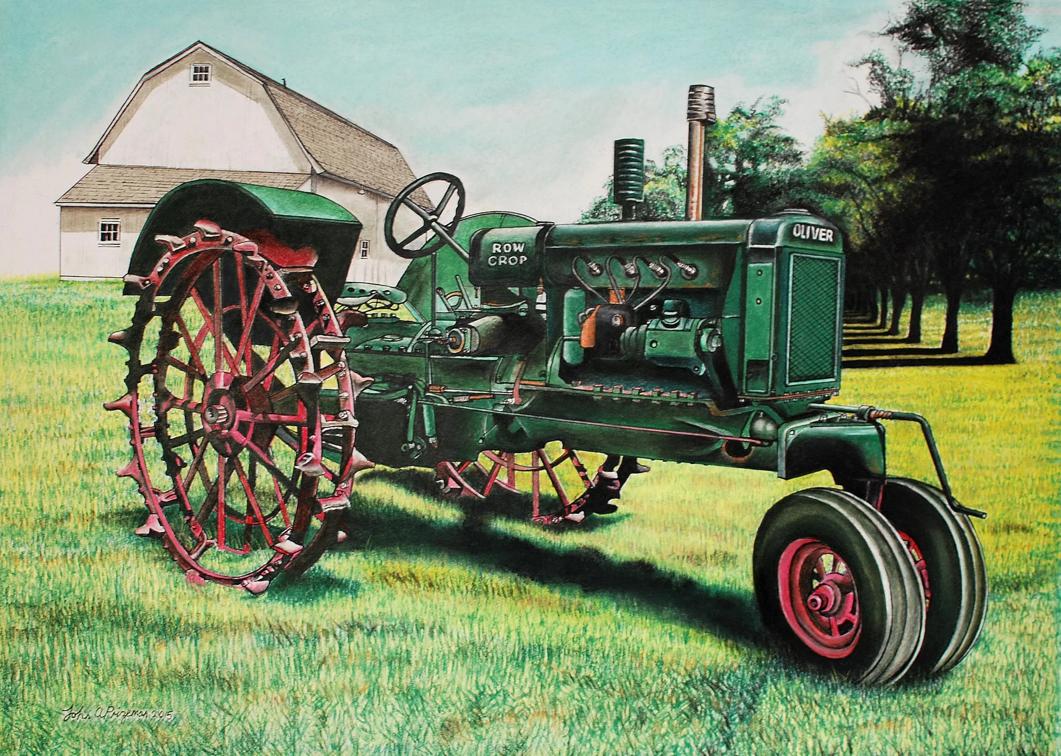 Pastel On Paper 30" x 24"