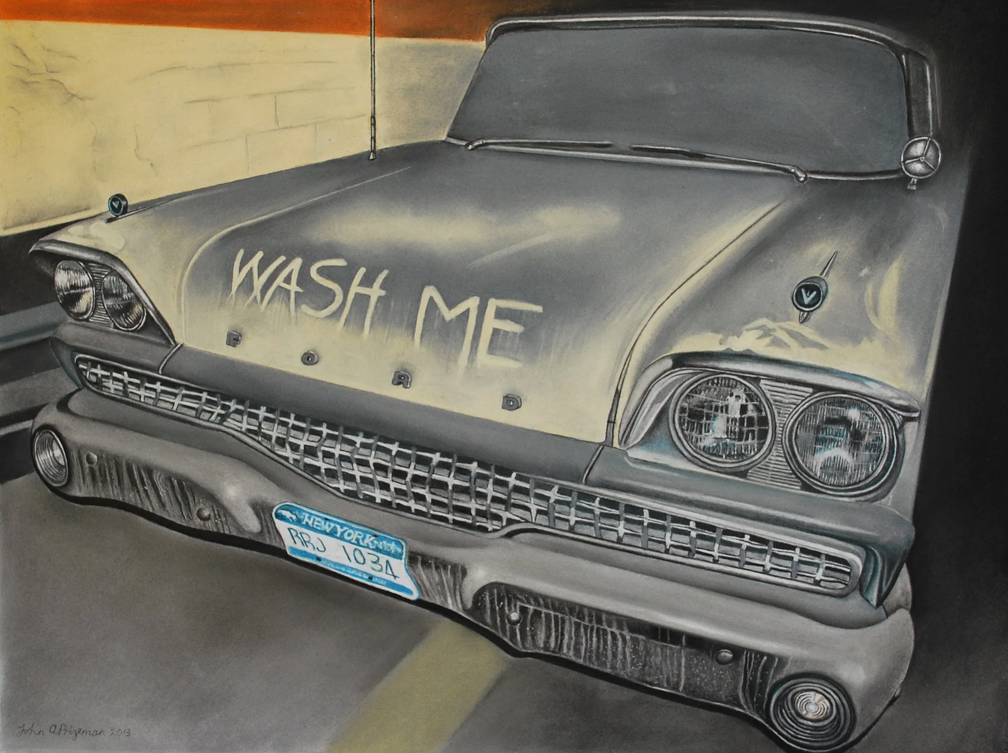 Pastel On Paper 30" x 24"