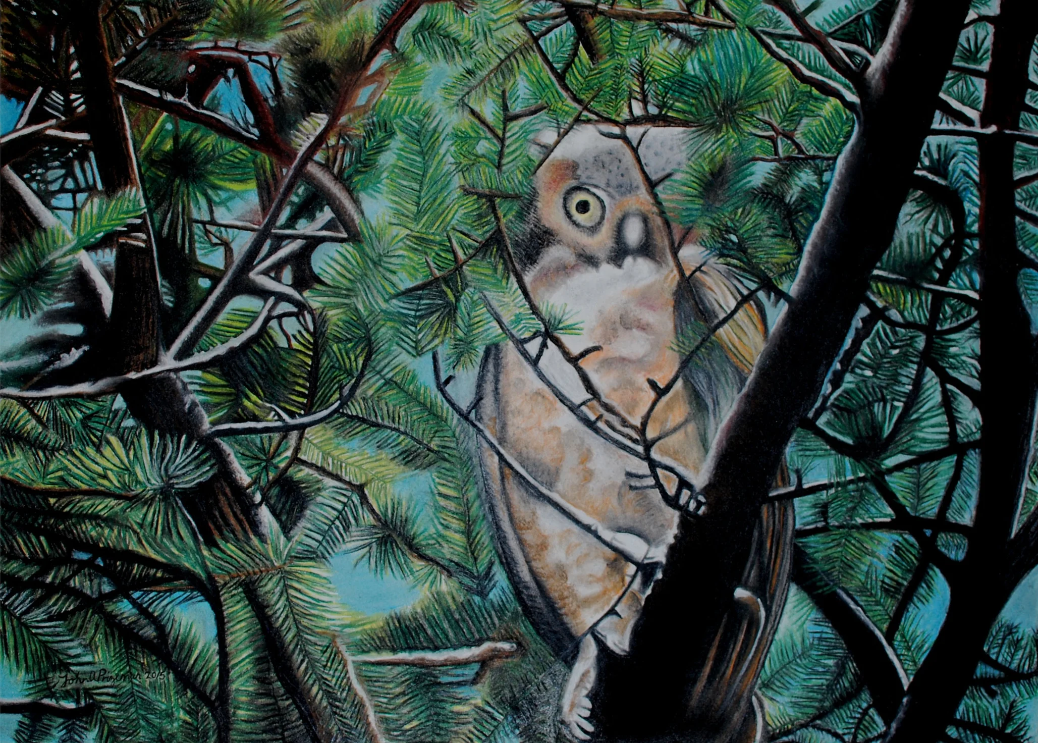 Pastel On Paper 30" x 24"