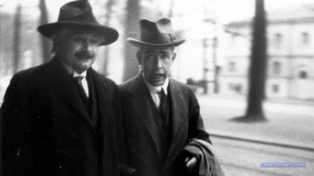Albert Einstein and Neils Bohr (1930)