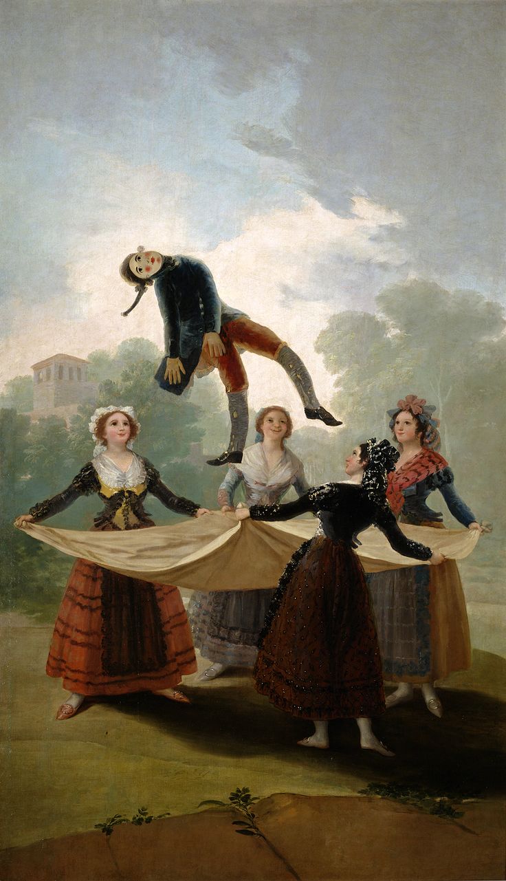 Francisco Goya (1791-92) El pelele (The Straw Manikin) Oil on canvas Museo del Prado, Madrid