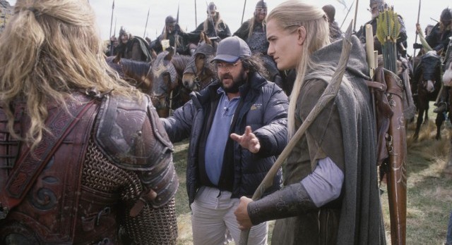 Director Peter Jackson on the set of Lord of the Rings. Photo: MGM