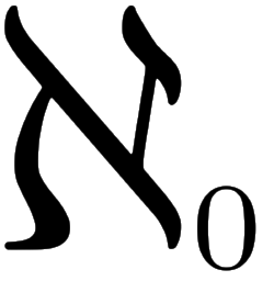 Have you encountered aleph zero before? It represents the smallest infinity: the infinite number of counting (cardinal) numbers!
