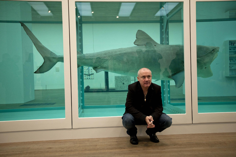 Damien Hirst (1991) The Physical Impossibility of Death in the Mind of Someone Living.