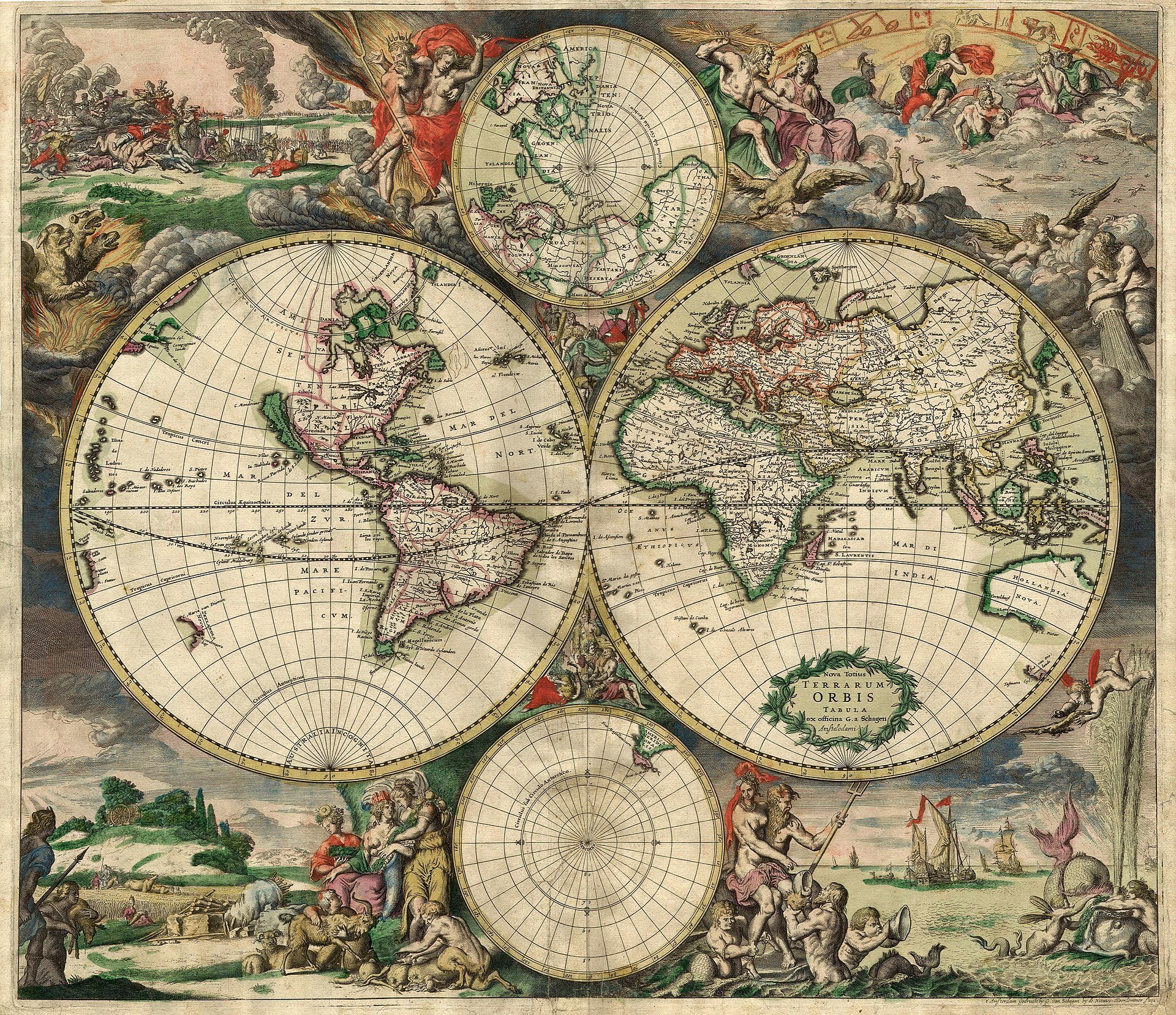 1689 world map
