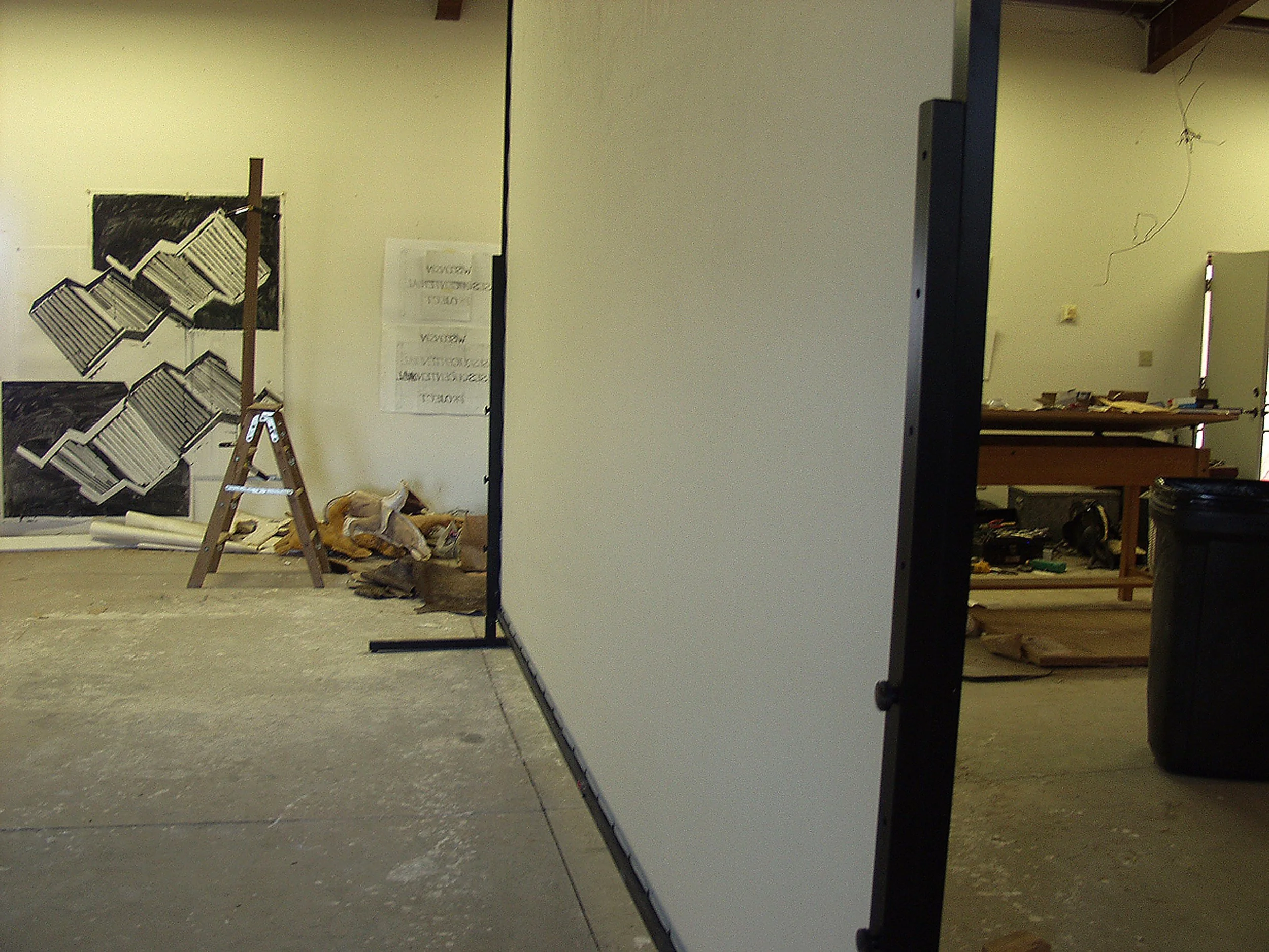 BRUCE NAUMAN STUDIO, GALISTEO, NM