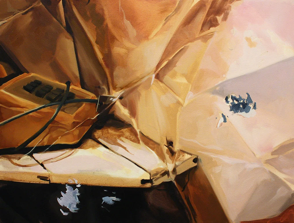 In Case, oil on canvas, 24" x 30", 2011.