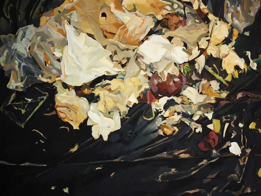 Leftovers II, Oil on Canvas, 24" x 32", 2013.