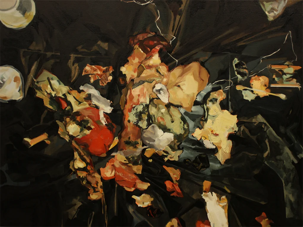 Leftovers, Oil on Canvas, 24" x 32", 2013.