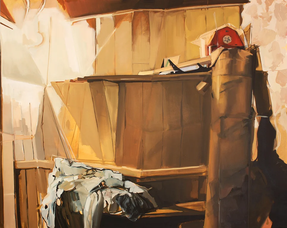 Storage Solutions, Oil on Canvas, 48" x 60", 2013.