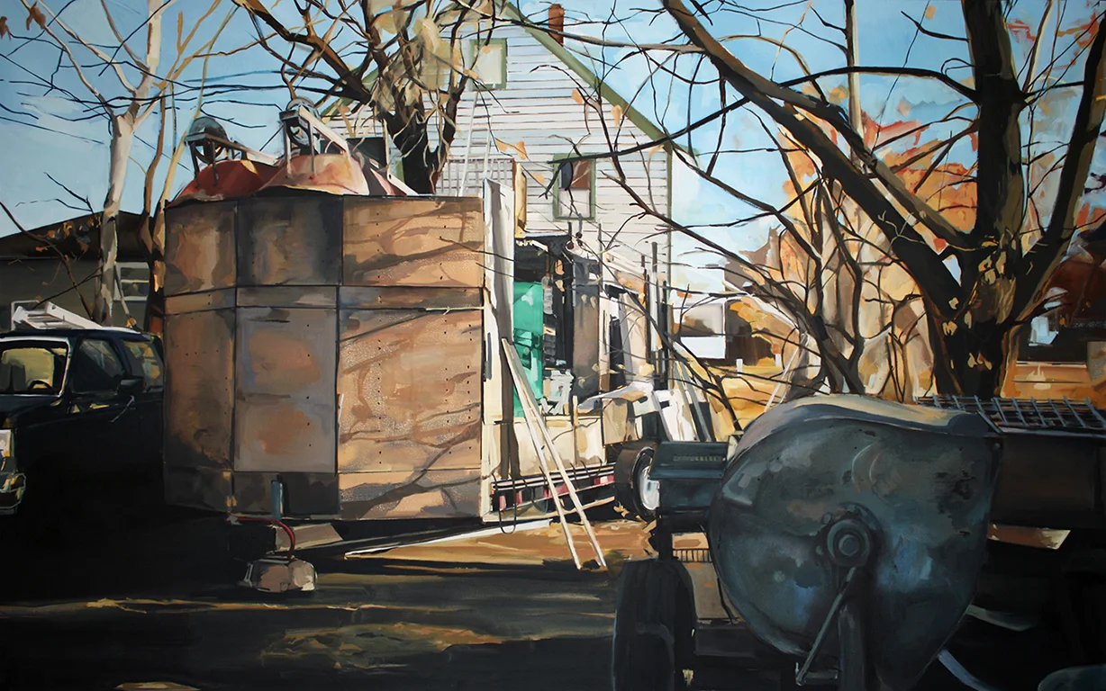 Noah's Ark, Oil on Canvas, 47" x 75", 2013.
