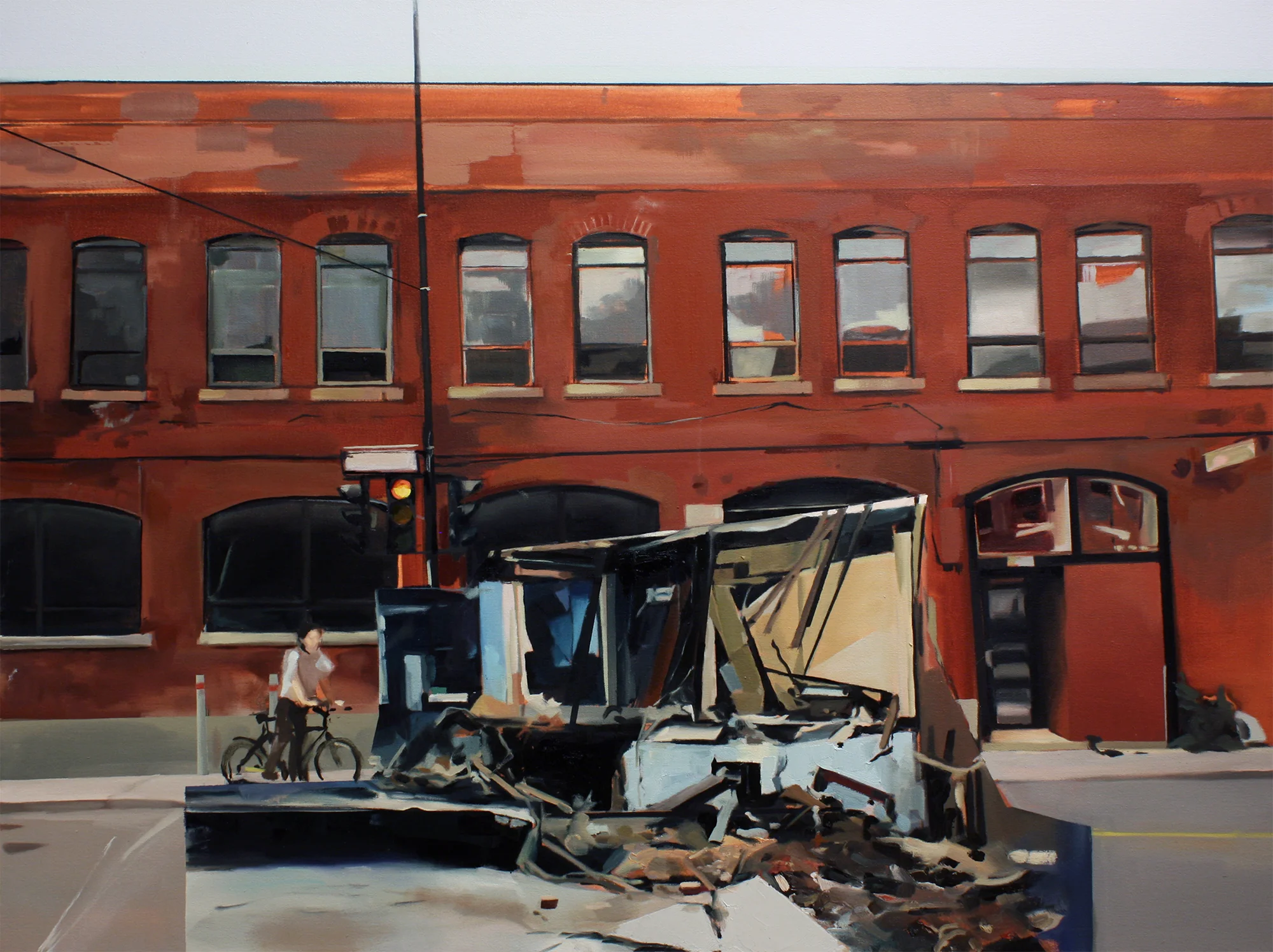 Heartbreak , oil on canvas, 30" X 40", 2016.
