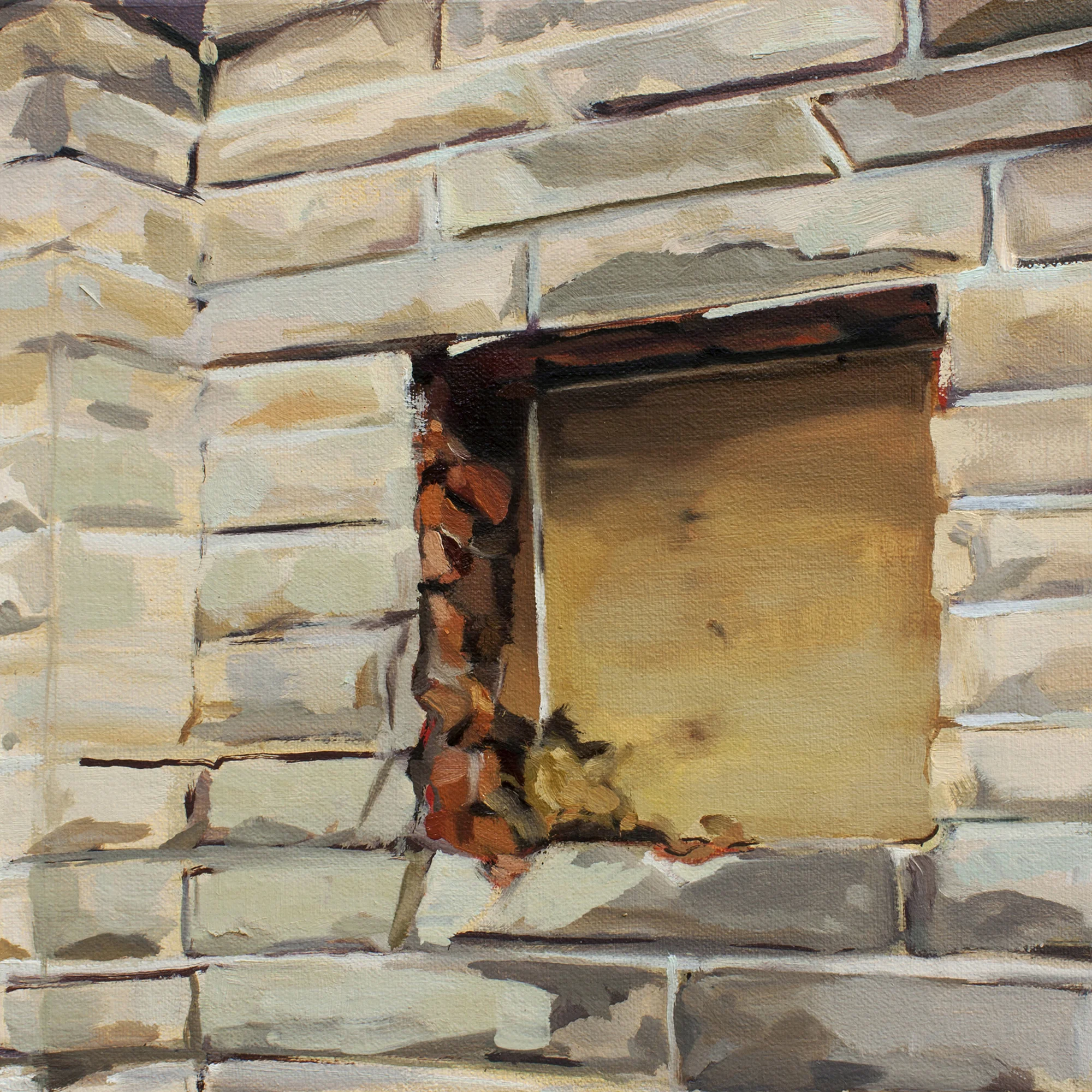 Today For Tomorrow , oil on canvas, 10"X10", 2017.