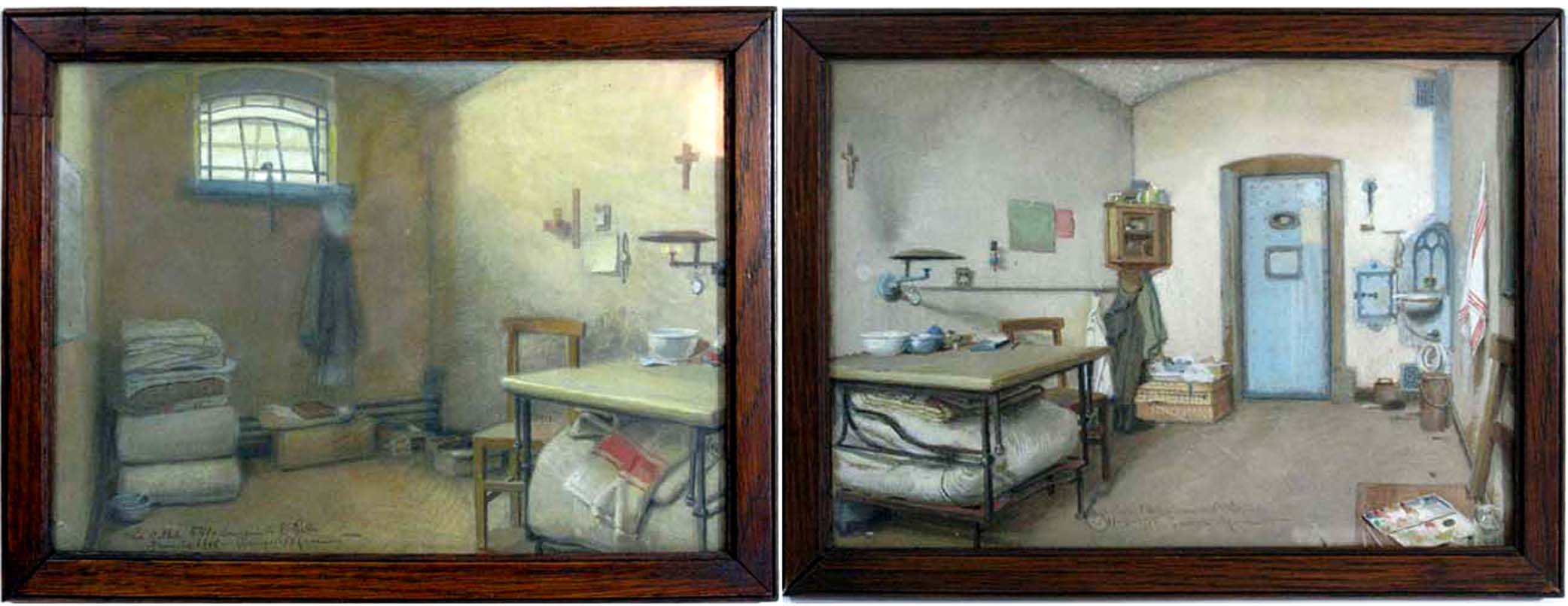 The cell that Georges Brasseur expected to spend 15 years in.