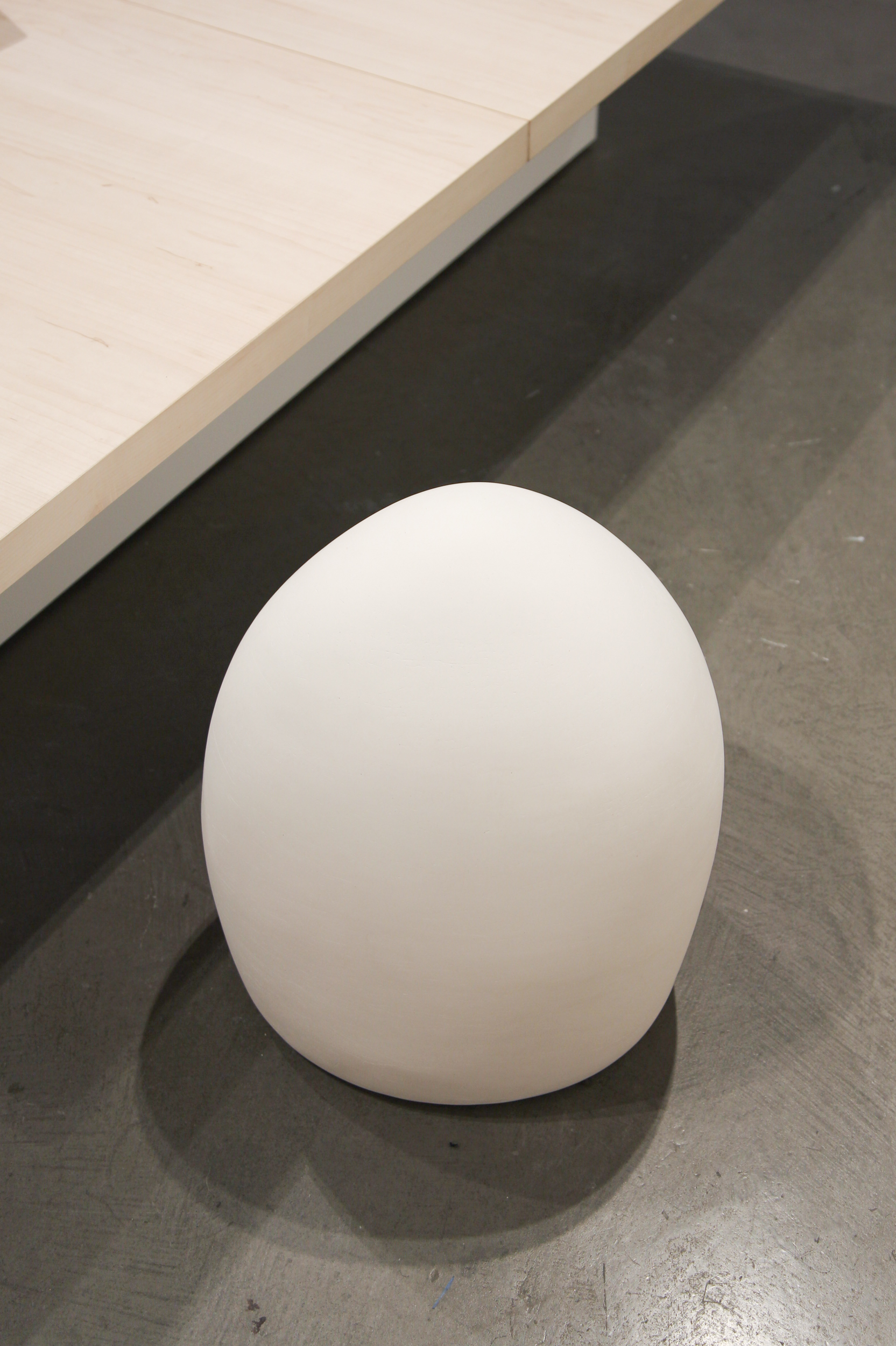 Mountain Moon | Under-fired, unglazed porcelain | 19" x 15" x 14" x 14" | 2015