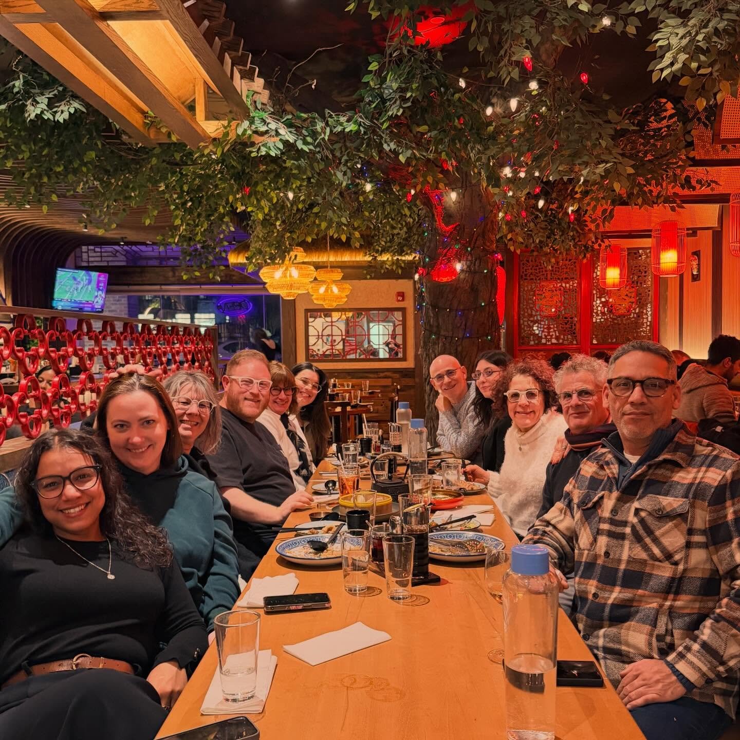The team that dumplings together, stays together. Here&rsquo;s to the best and most knowledgeable optical team on the planet! Thanks to our new neighbors @nanasdimsum_scarsdale for hosting us.