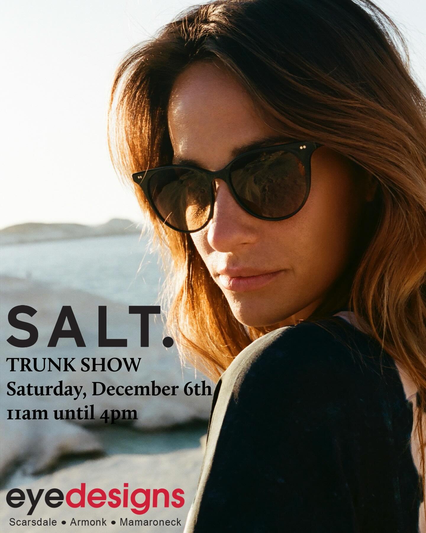 Our SALT Trunk Show is coming up this Saturday! Be sure to stop by for some free giveaways courtesy of @saltoptics with every purchase. #handmade #shopsmall #shoplocal