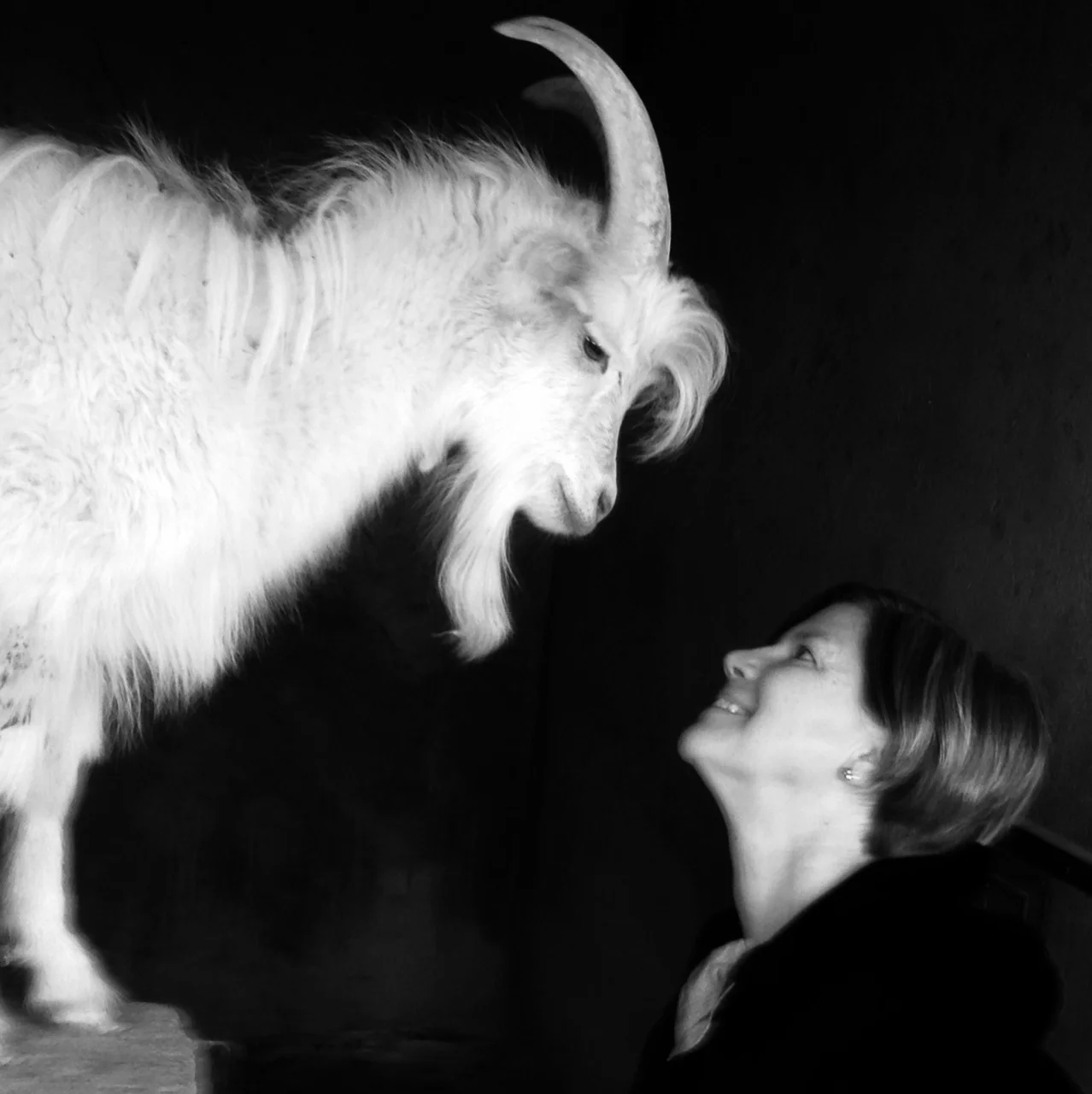 Barb with a Goat.JPG