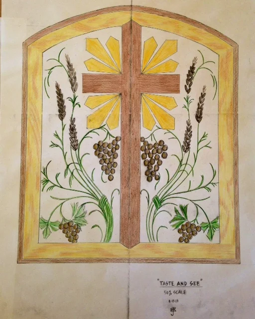 Taste and See Preparatory Drawing.JPG