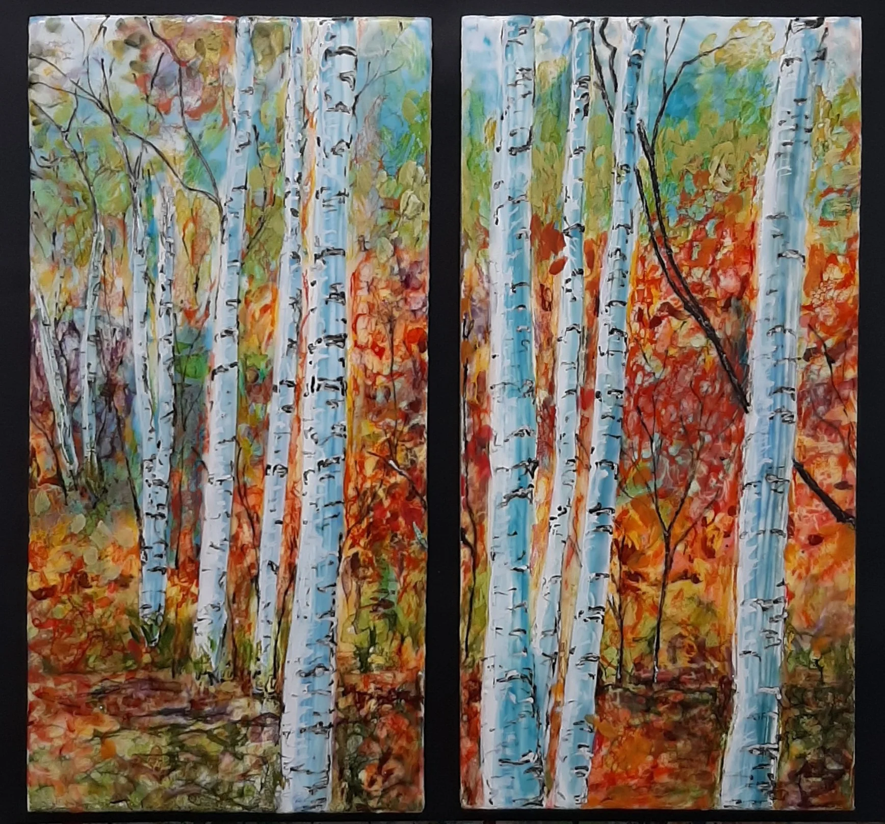 PSYCHEDELIC BIRCH TREES