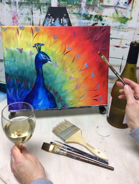 Paint &amp; Sip at Copper Still Taproom