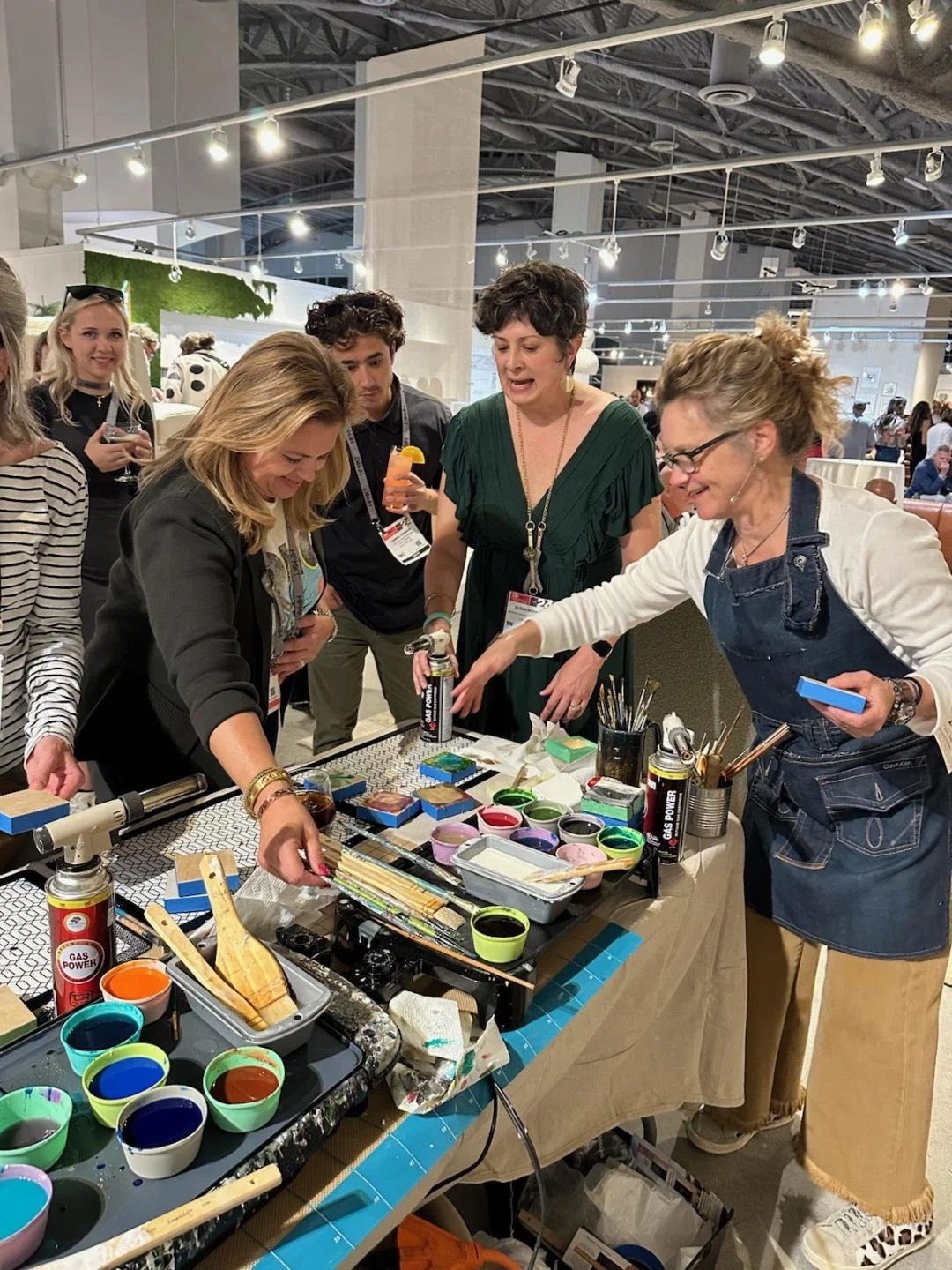 Encaustic Wax Class with Dana Holliday at TAG