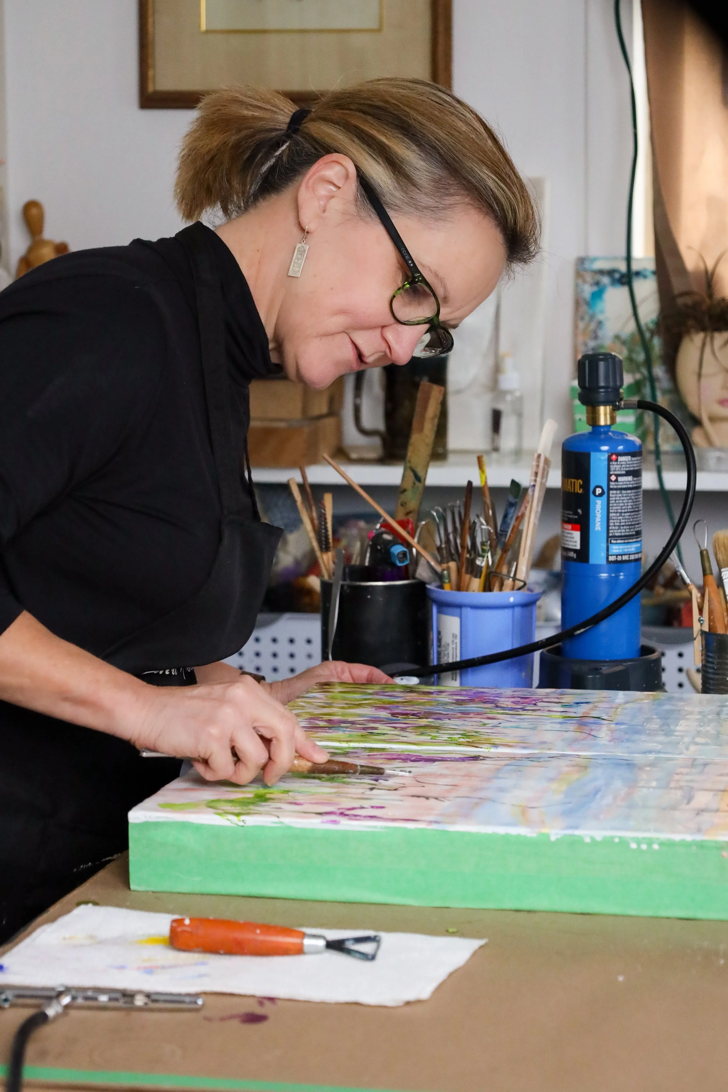 ENCAUSTIC WAX CLASS AT TAG