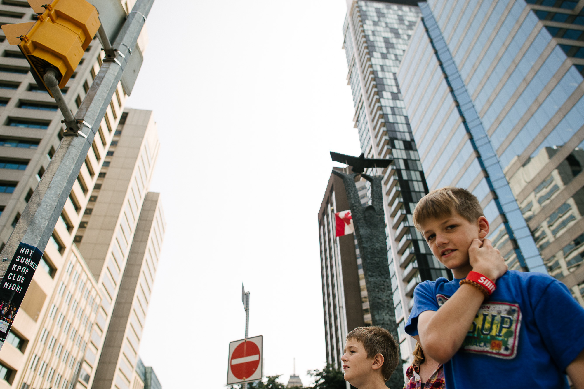 boys in an urban scene toronto