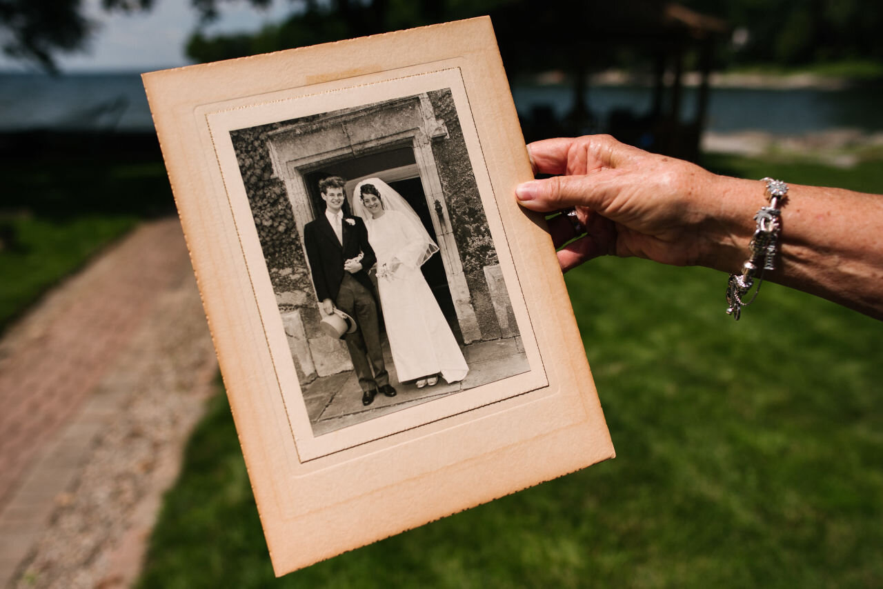 Image of wedding photograph from fifty years ago