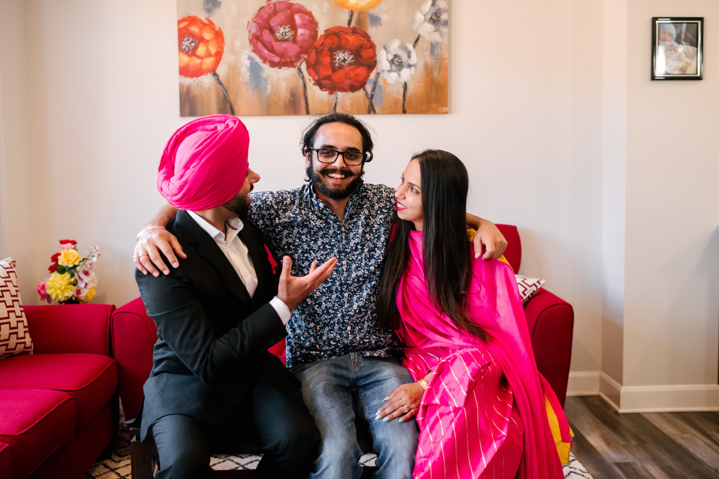 Beautiful sikh family in canada