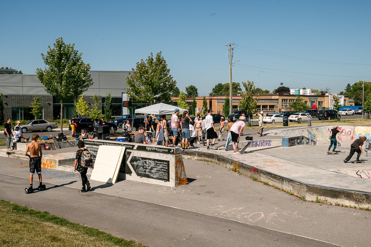 Skating event in Kingston