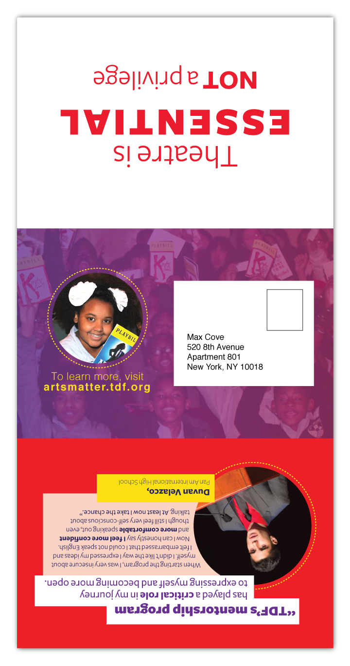 Direct Mailer - Cover, Back, and Inside Flap