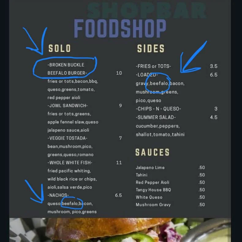 BEEFALO on the Menu!