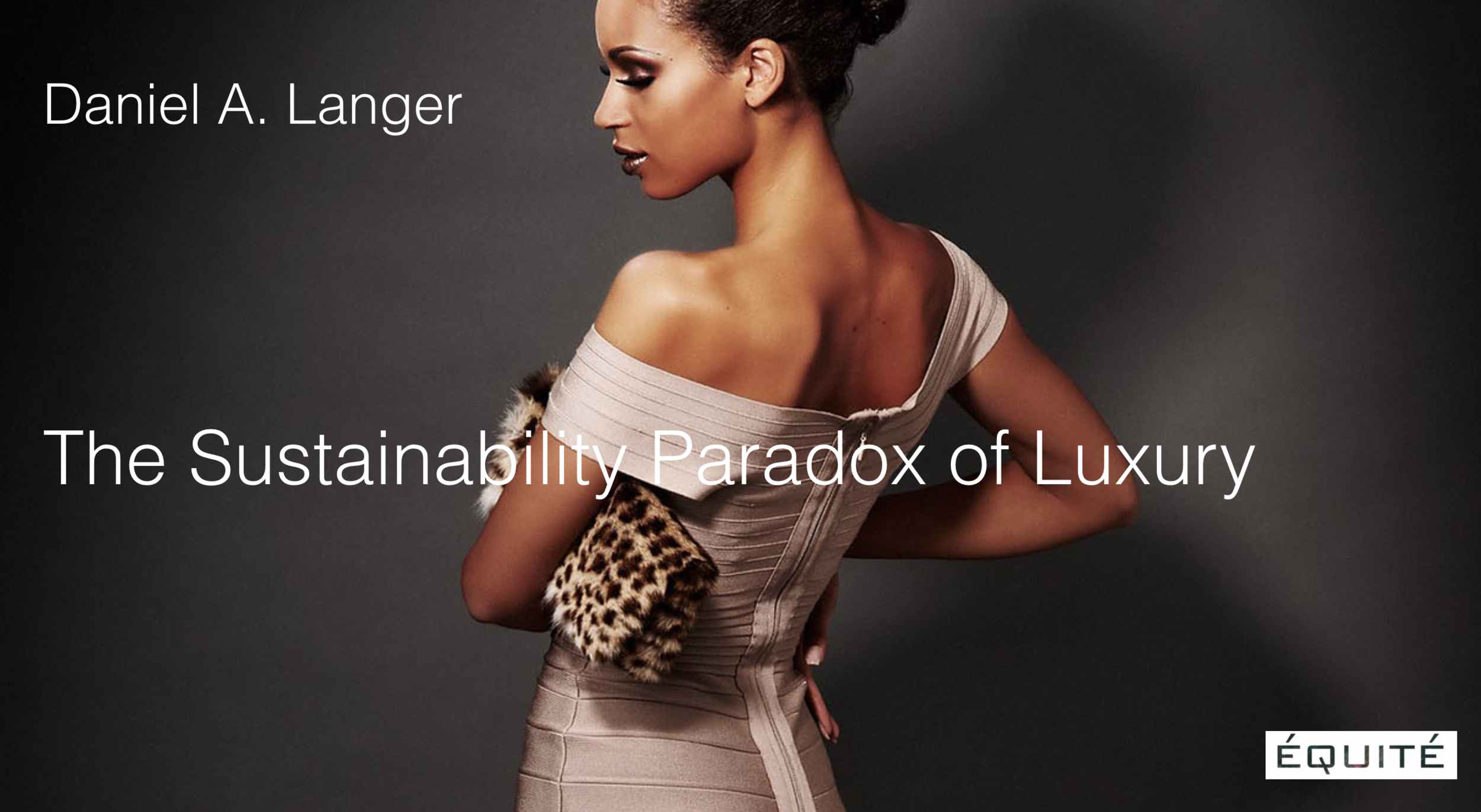 Keynote: The Sustainability Paradox of Luxury - Daniel Langer at Luxury Fashion Management Conference in Milan, Italy