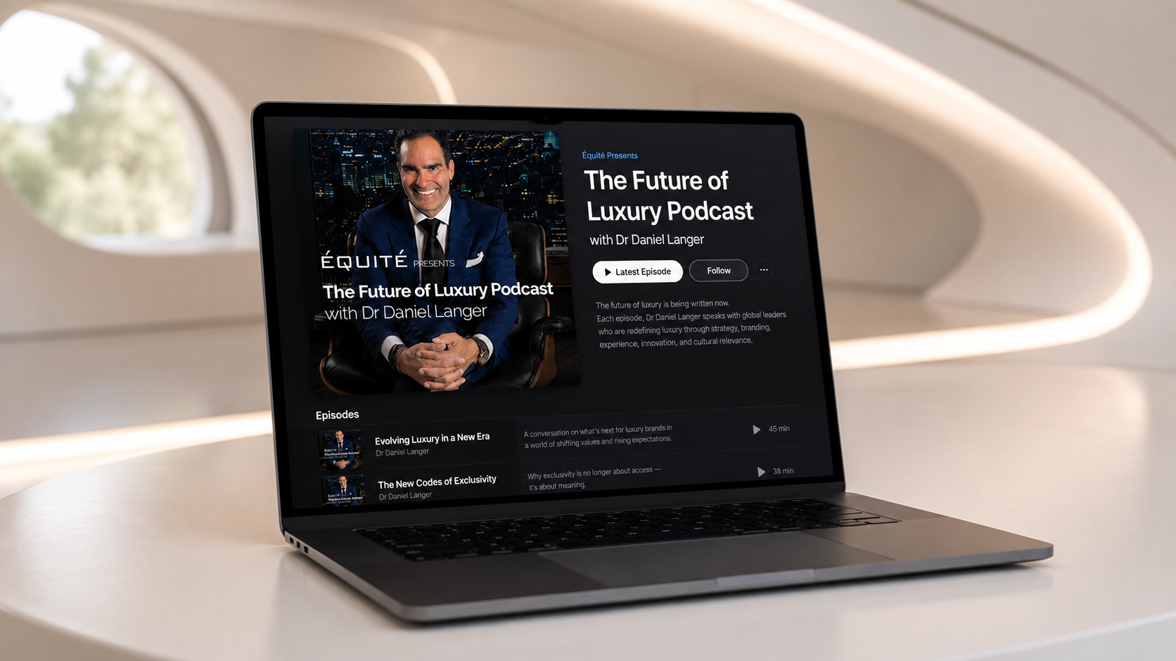 Daniel Langer Équité Future of Luxury Podcast