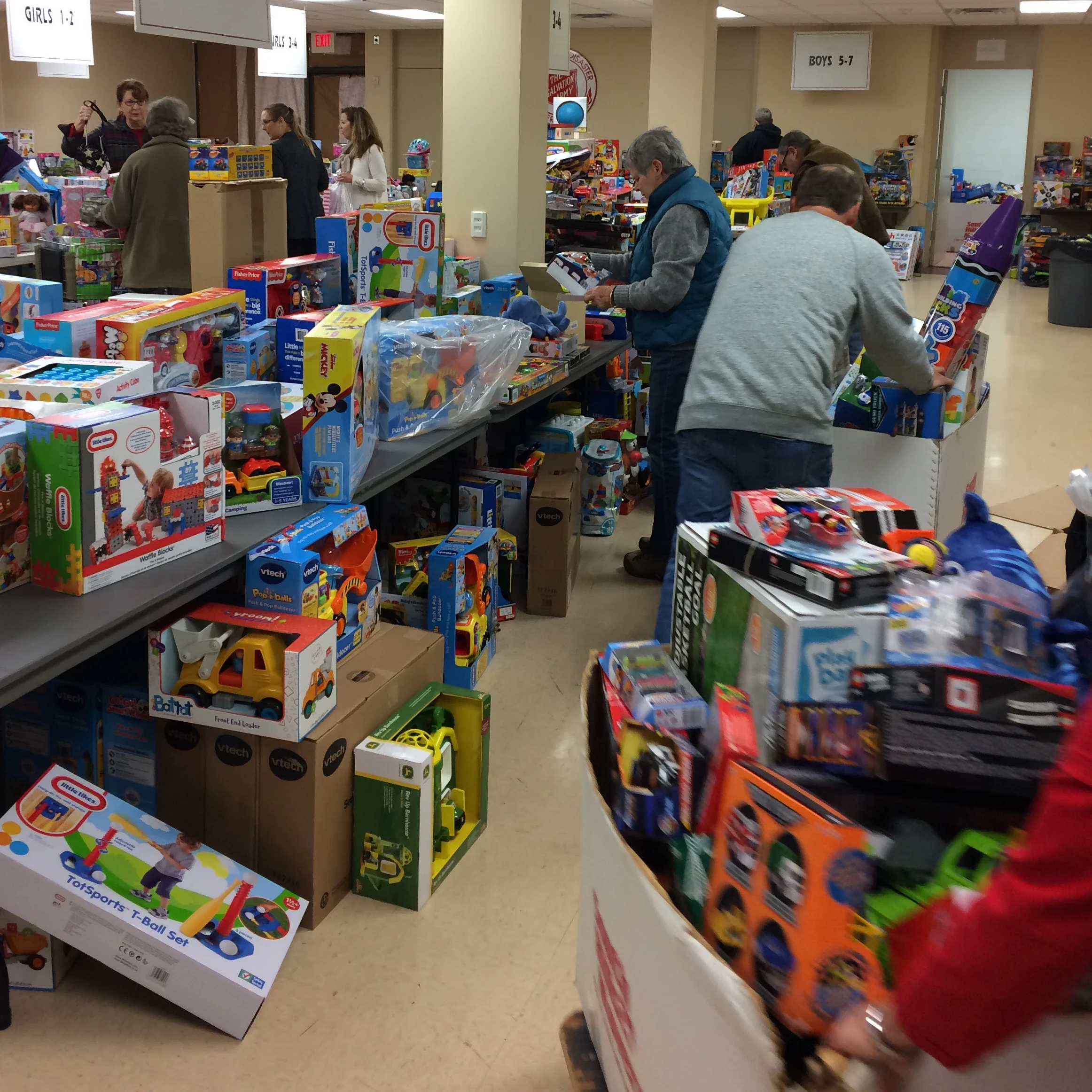 The Treasures for Children toy campaign is just one way the Salvation Army helps those in need during the holiday season. They also provide thousands of children and individuals with Thanksgiving and Christmas dinners, winter coats, clothing and other essential items.