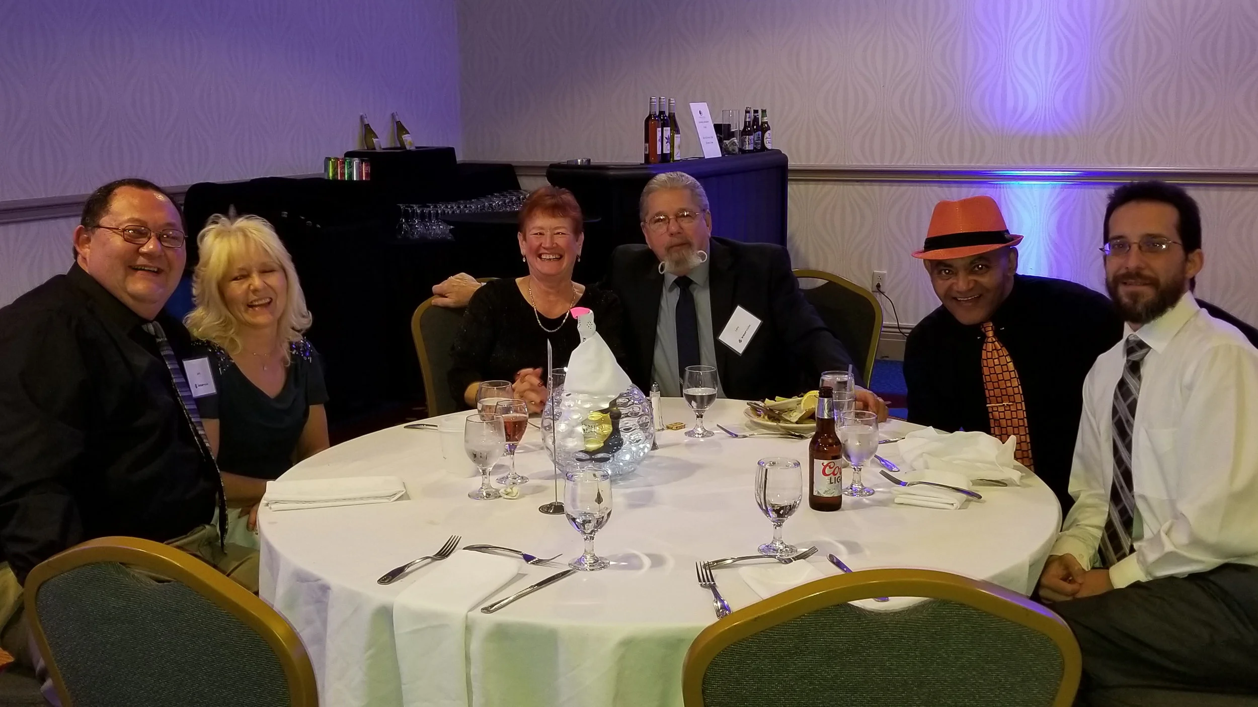 Great food and conversation.