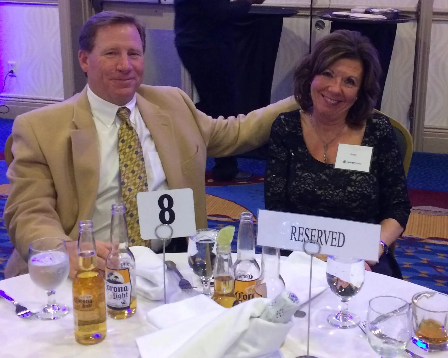 CEO Teresa Huber and husband Tom.