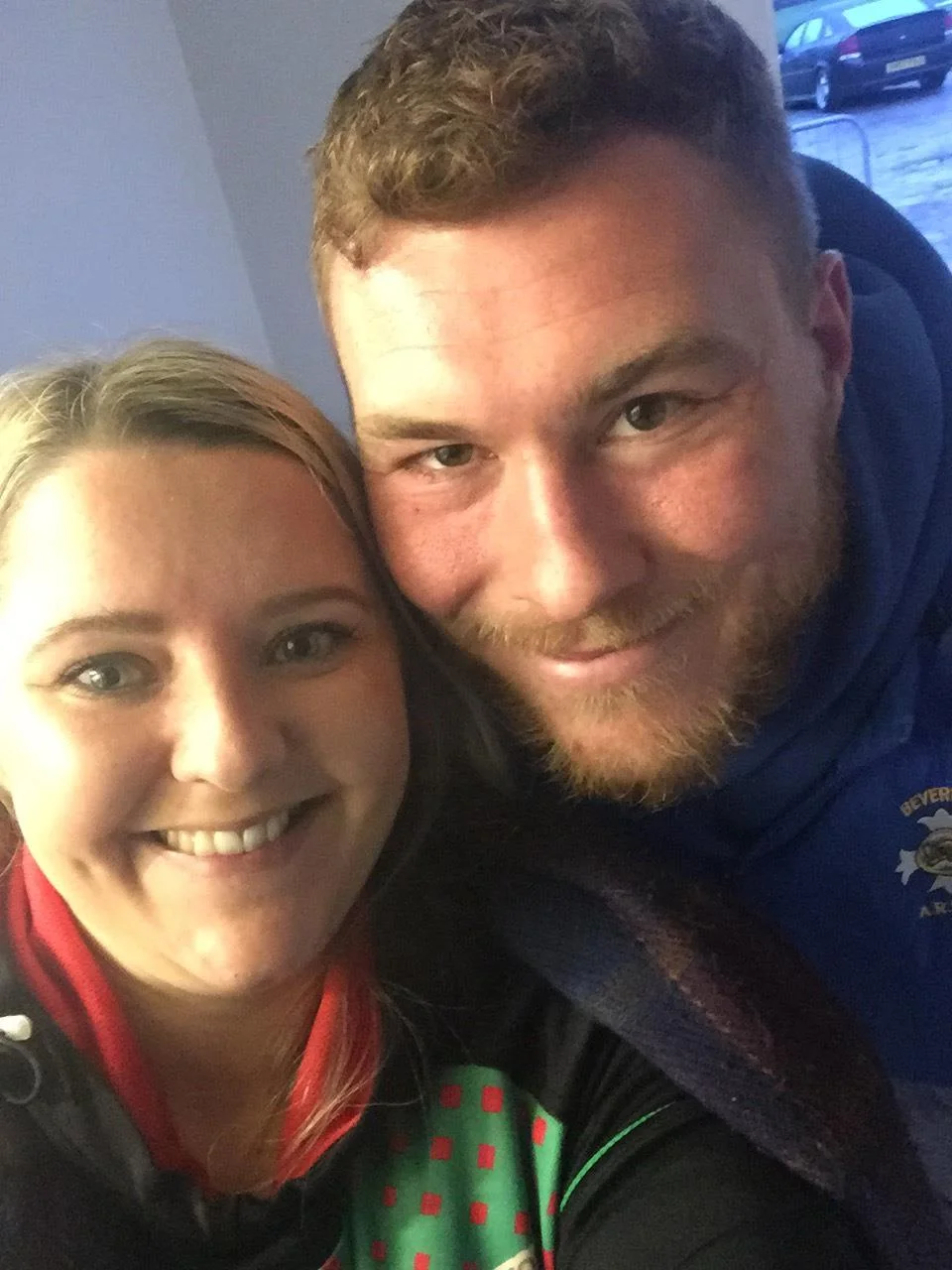 Chan Brigham with Hull FC's Scott Taylor