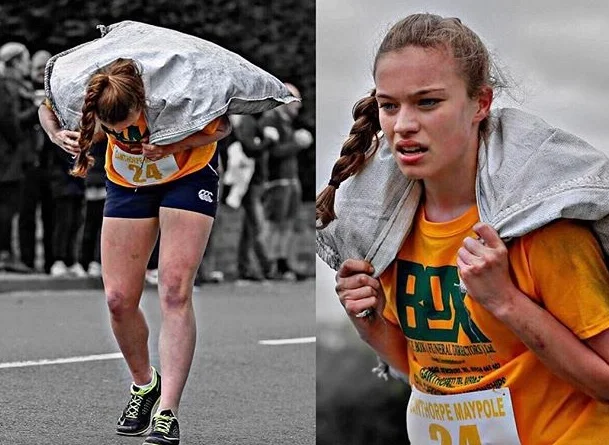 Jodie has won coal carrying races over 5 times.