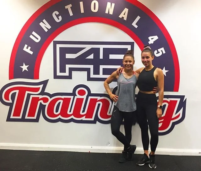 Chloe Kiara (right) is a fitness and instructor and marketing graduate.